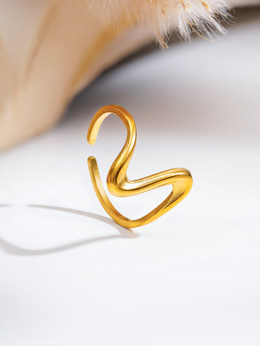 Demi Fine Freeform Wave Open Ring