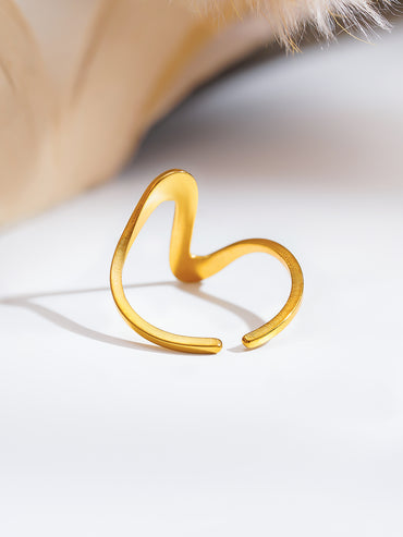 Demi Fine Freeform Wave Open Ring