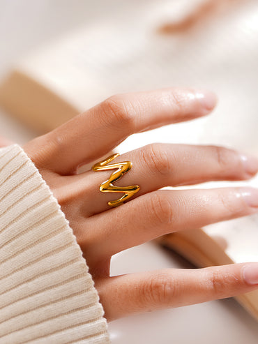 Demi Fine Golden Rhythm Open Ring