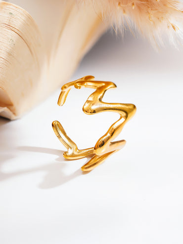 Demi Fine Golden Rhythm Open Ring