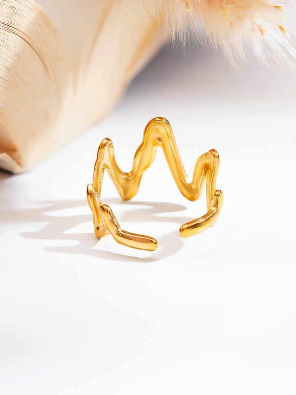 Demi Fine Golden Rhythm Open Ring