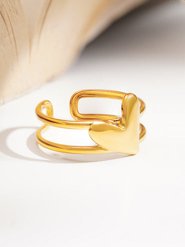 Demi Fine Heartbeat Crush Open Ring