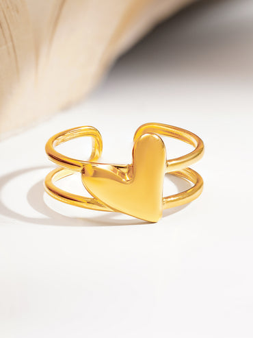 Demi Fine Heartbeat Crush Open Ring