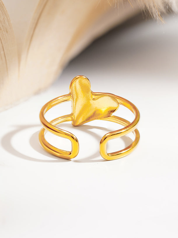 Demi Fine Heartbeat Crush Open Ring