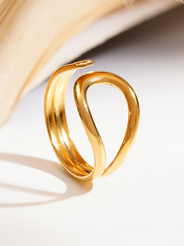 Demi Fine Fluid Loop Statement Ring