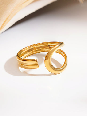 Demi Fine Fluid Loop Statement Ring