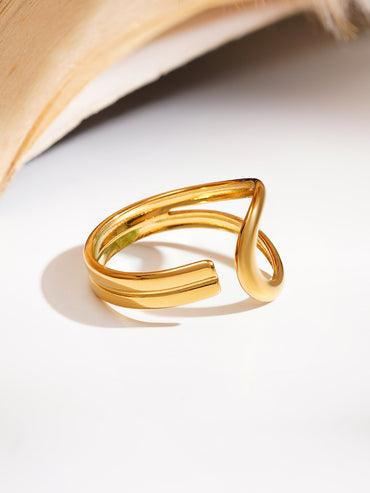 Demi Fine Fluid Loop Statement Ring