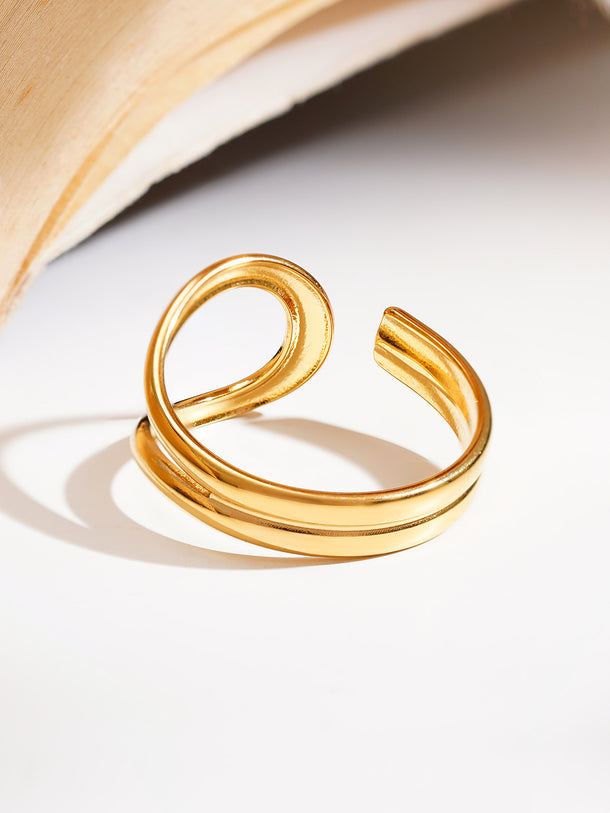 Demi Fine Fluid Loop Statement Ring