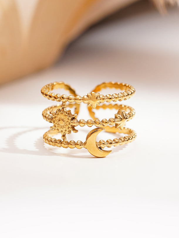 Demi Fine Celestial Statement Open Ring