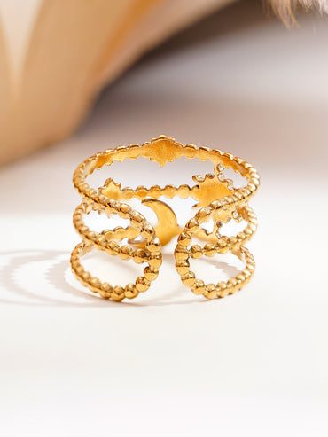 Demi Fine Celestial Statement Open Ring