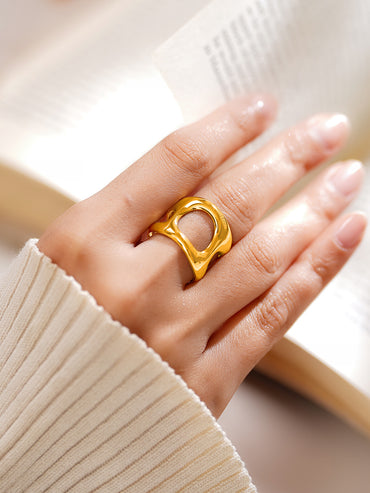 Demi Fine Sculpted Statement Open Ring