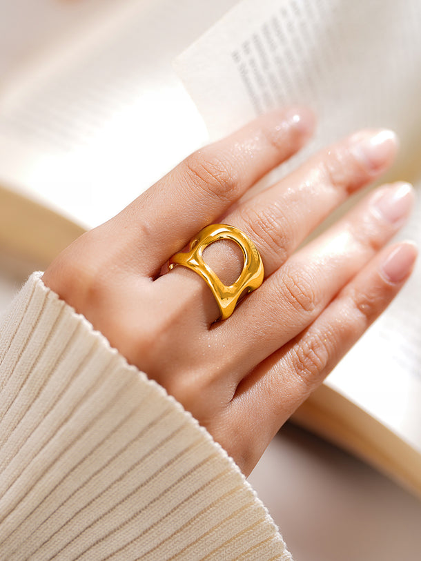 Demi Fine Sculpted Statement Open Ring