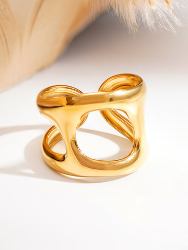 Demi Fine Sculpted Statement Open Ring