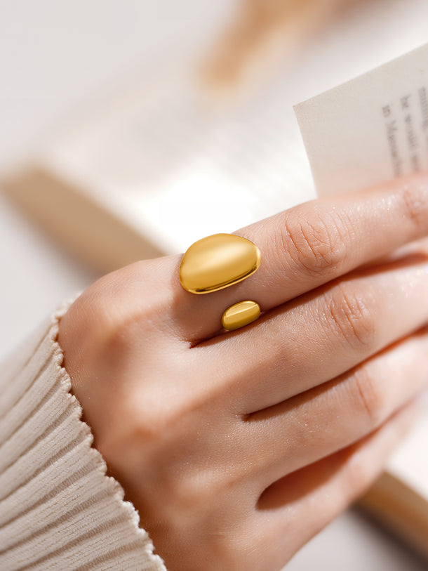 Demi Fine Dual Disc Statement Ring