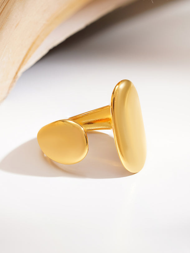Demi Fine Dual Disc Statement Ring