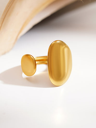 Demi Fine Dual Disc Statement Ring