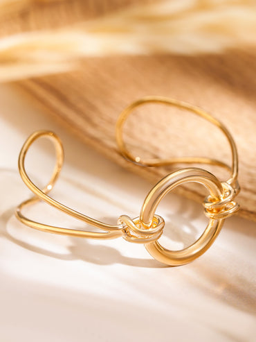 Gold Toned Modern Bracelet