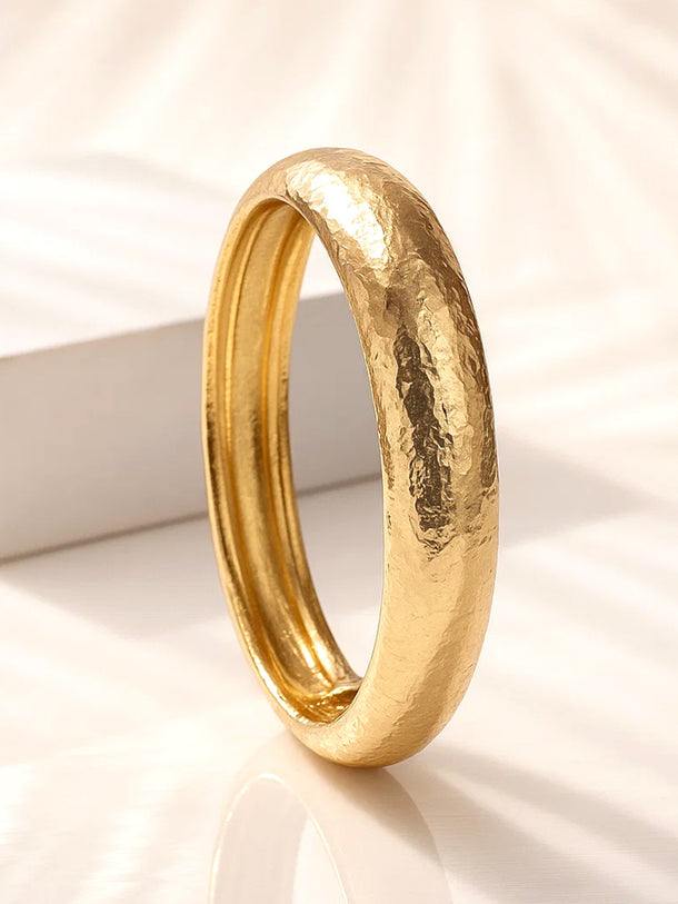 Gold Toned Solid Bracelet