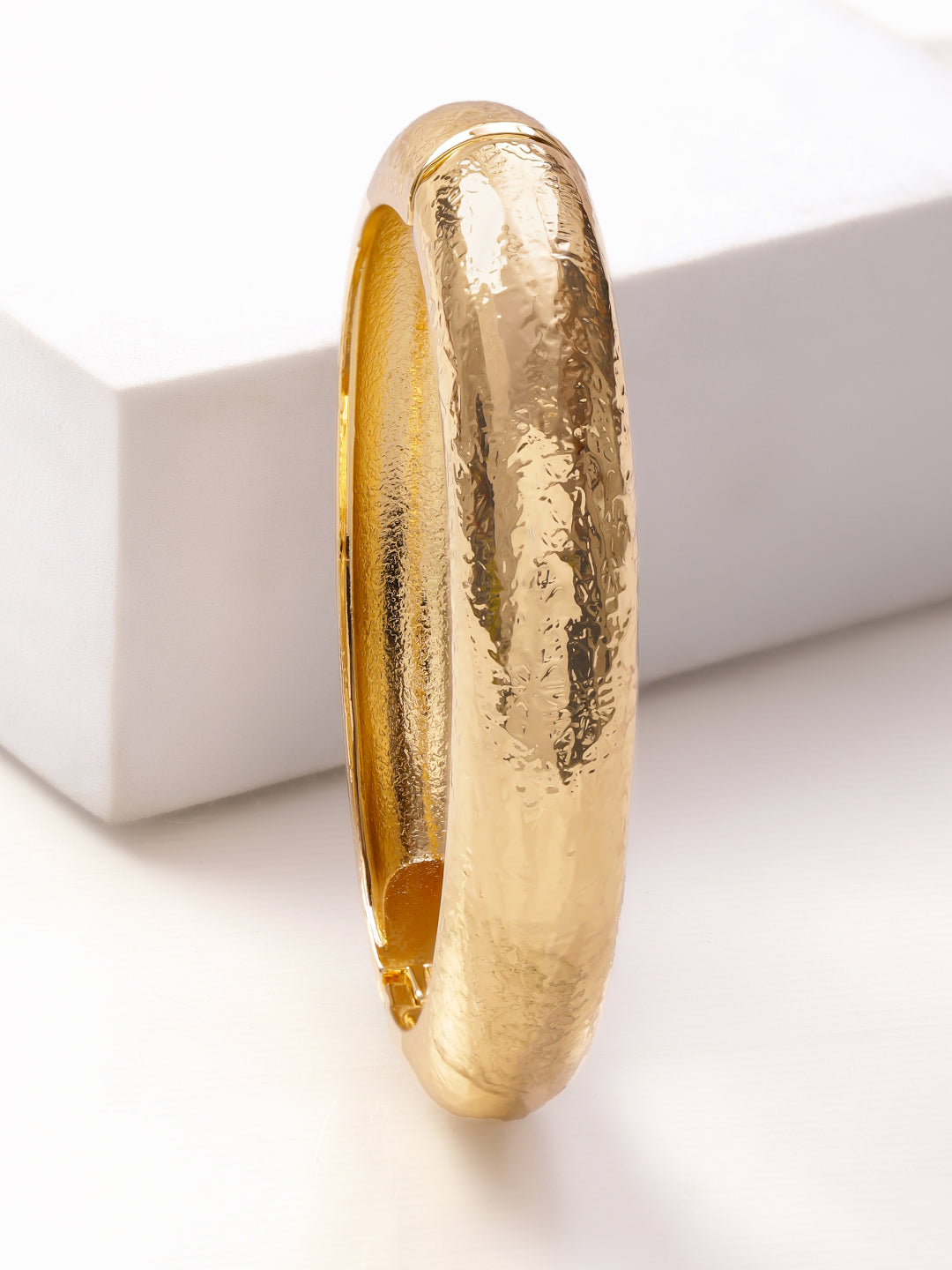 Rubans 22K Gold-Plated Bangle Bracelet