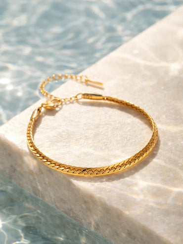 Demi Fine 18K Gold Plated Statement Chain Bracelet | Anti Tarnish