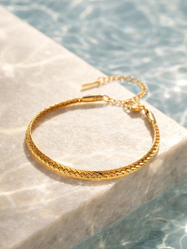 Demi Fine 18K Gold Plated Statement Chain Bracelet | Anti Tarnish