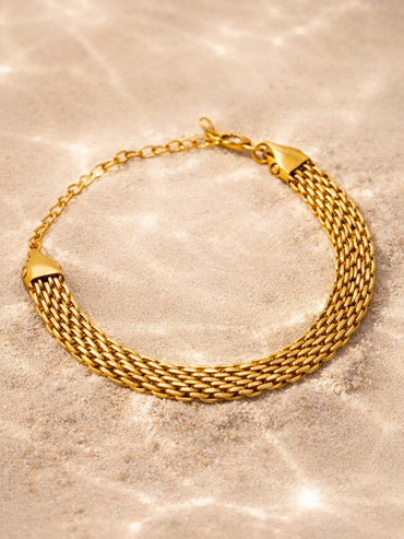 Demi Fine Gold Plated Chunky Chain Statement Bracelet | Anti Tarnish
