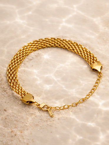 Demi Fine Gold Plated Chunky Chain Statement Bracelet | Anti Tarnish