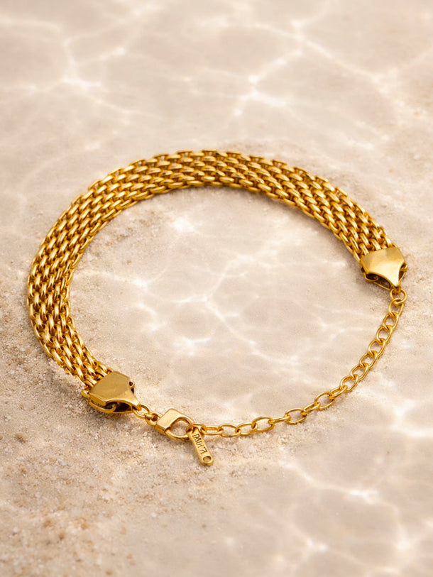 Demi Fine Gold Plated Chunky Chain Statement Bracelet | Anti Tarnish