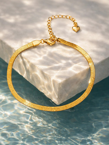 Demi Fine 18K Gold Plated Snake Chain Bracelet | Anti Tarnish