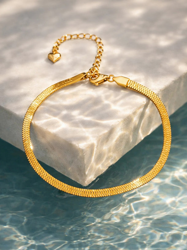 Demi Fine 18K Gold Plated Snake Chain Bracelet | Anti Tarnish