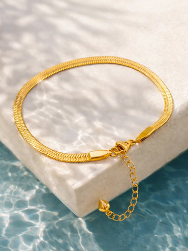 Demi Fine 18K Gold Plated Snake Chain Bracelet | Anti Tarnish