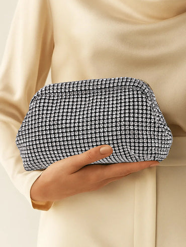 Crystal Shine Party Clutch Bag