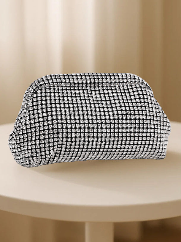 Crystal Shine Party Clutch Bag
