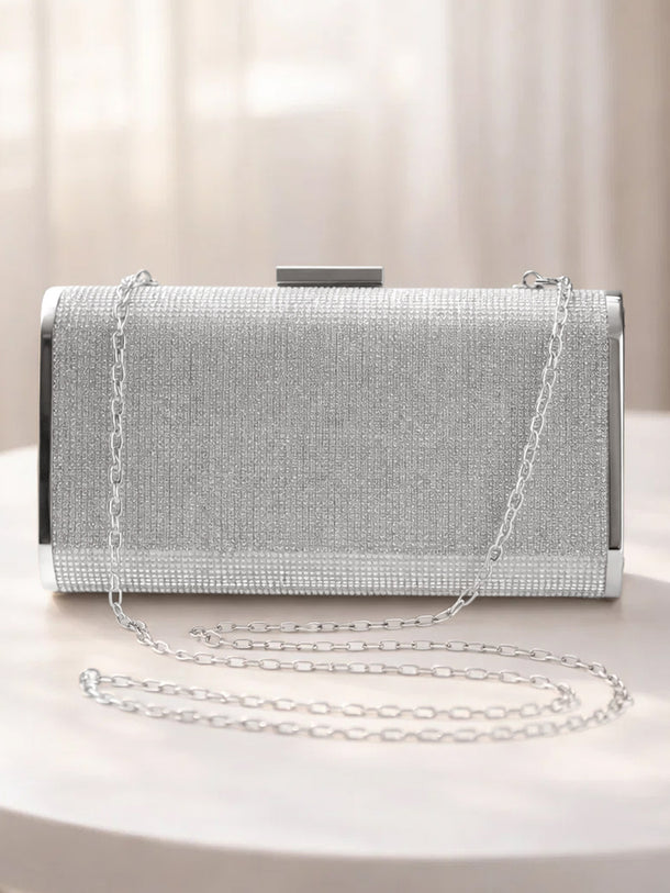 Luxury Crystal Embellished Evening Clutch