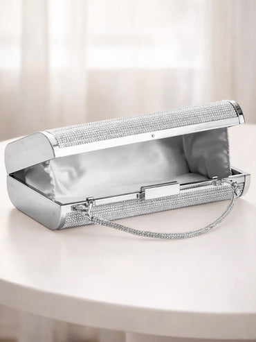 Luxury Crystal Embellished Evening Clutch