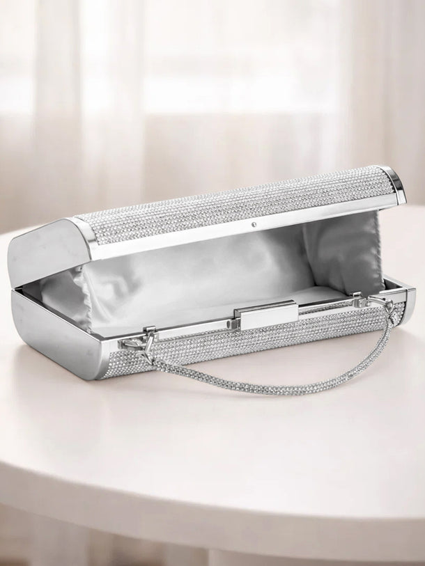 Luxury Crystal Embellished Evening Clutch