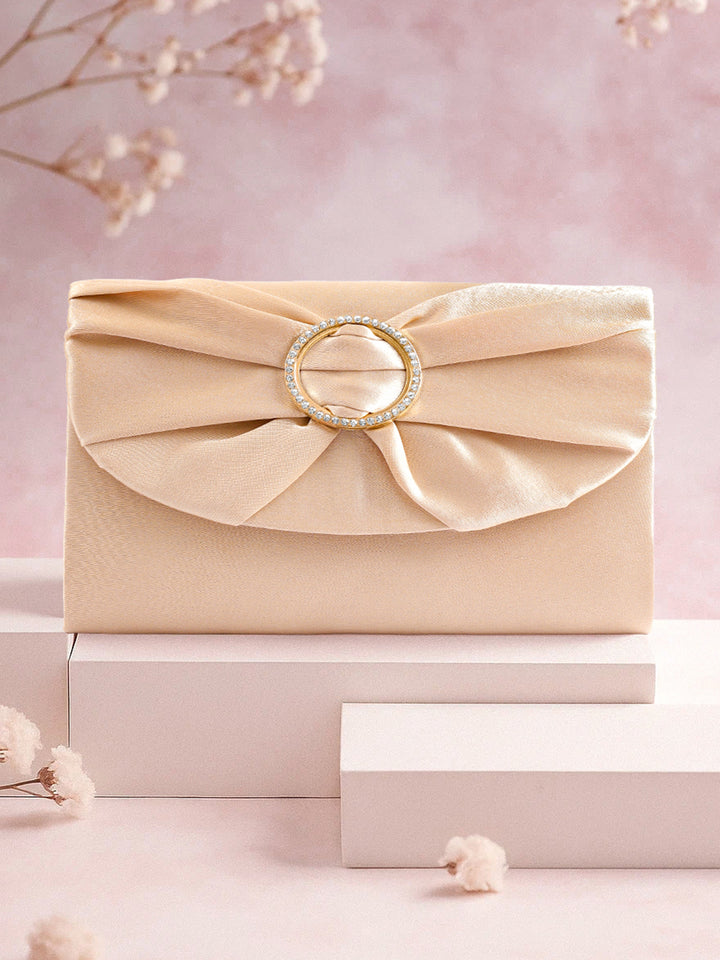 Rubans Embellished Purse Clutch