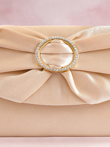 Rubans Embellished Purse Clutch