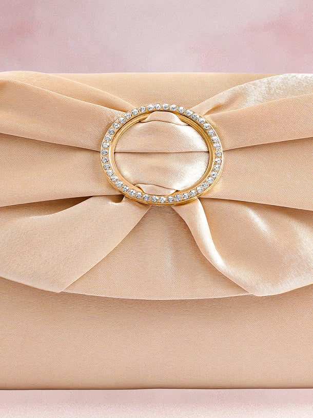 Rubans Embellished Purse Clutch