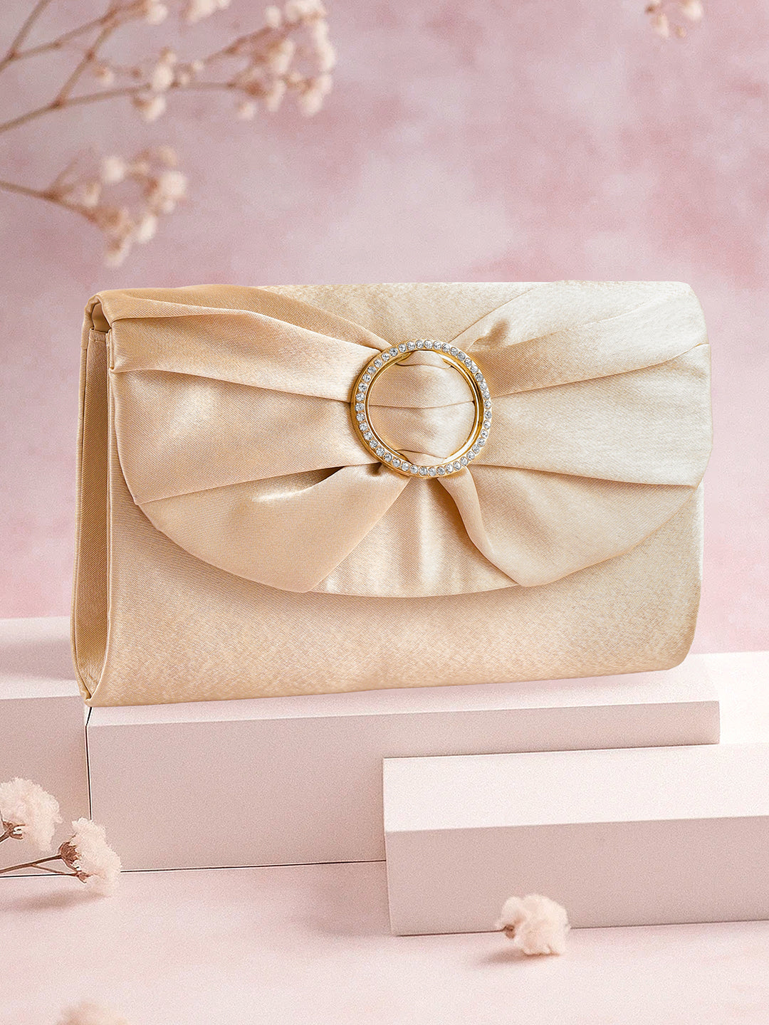 Rubans Embellished Purse Clutch