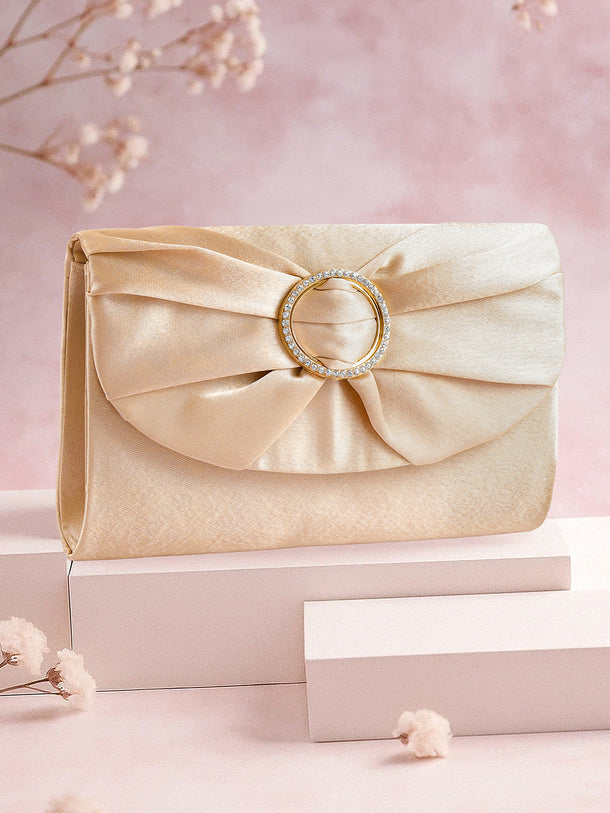 Rubans Embellished Purse Clutch