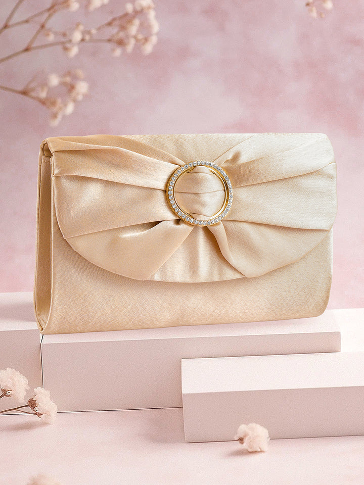 Rubans Embellished Purse Clutch