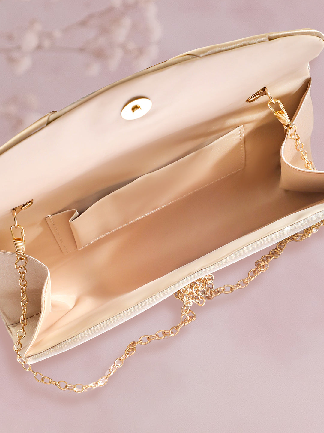 Rubans Embellished Purse Clutch