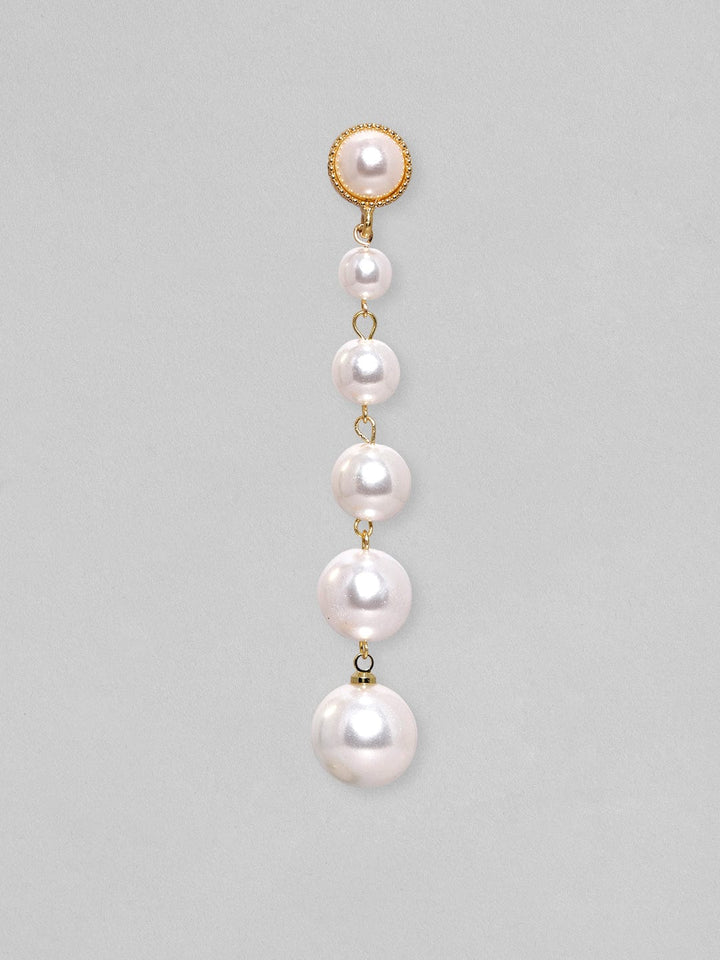 As Seen On Dhanashree Verma Rubans Voguish String Of Pearl Dangle Earrings. Earrings