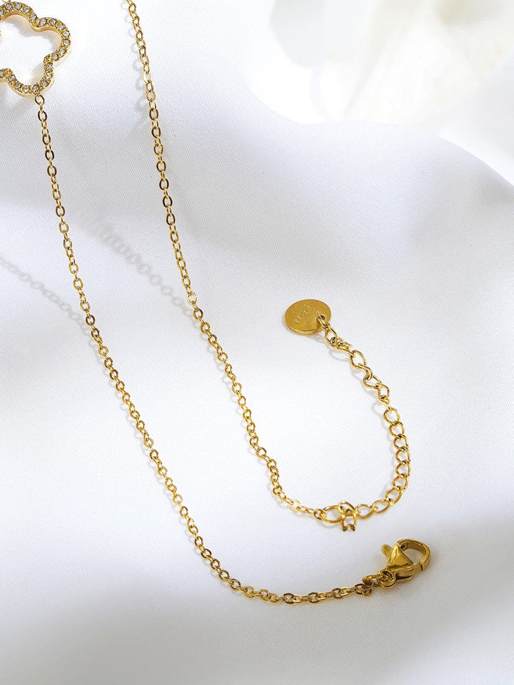 Blissful Floral Charms Chain Necklace Necklace & Chains