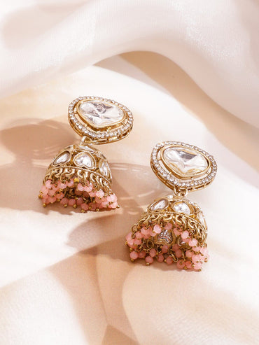 Blush with Polki Kundan Necklace Set Jewellery Set