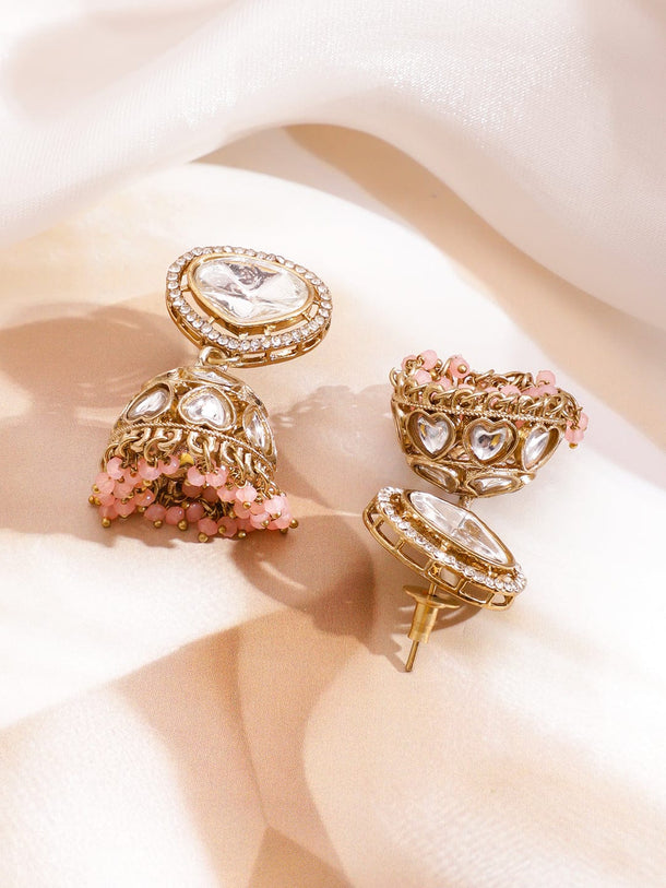 Blush with Polki Kundan Necklace Set Jewellery Set