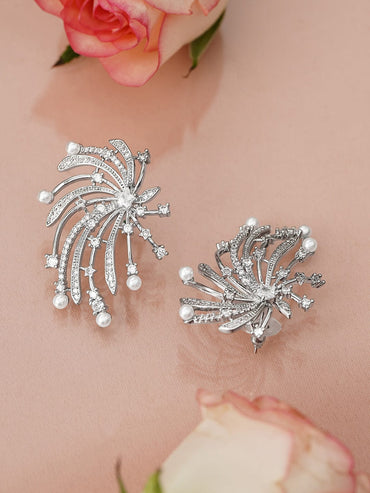Brilliant Firework-Inspired Studs Earrings
