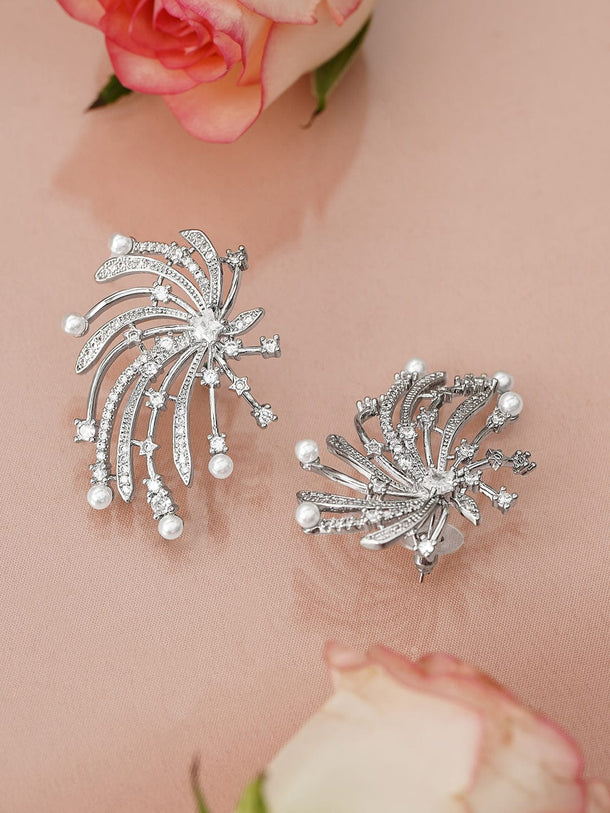 Brilliant Firework-Inspired Studs Earrings