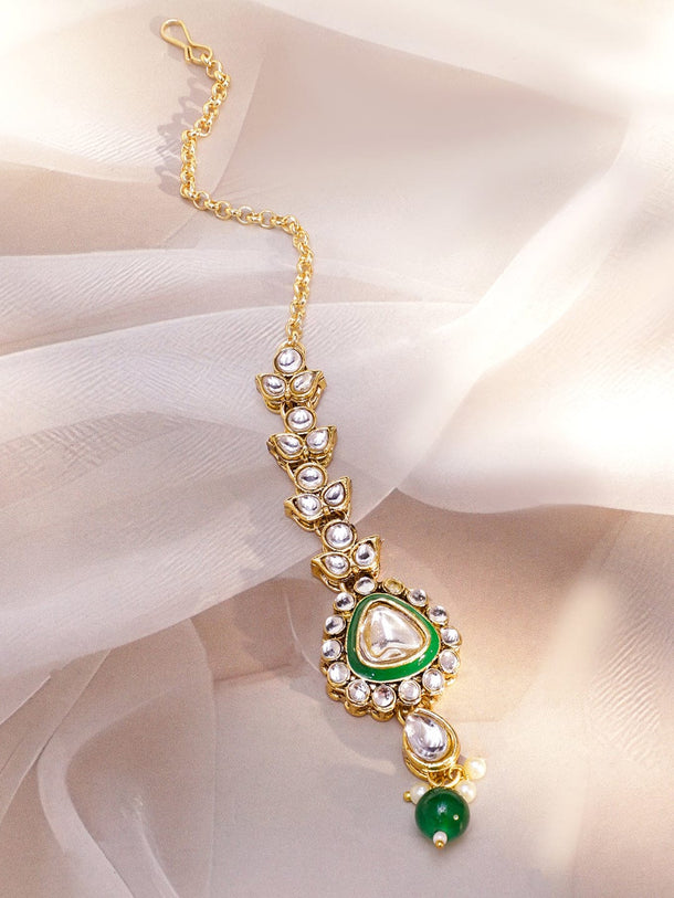 Chic Heritage Green Necklace Set Jewellery Set